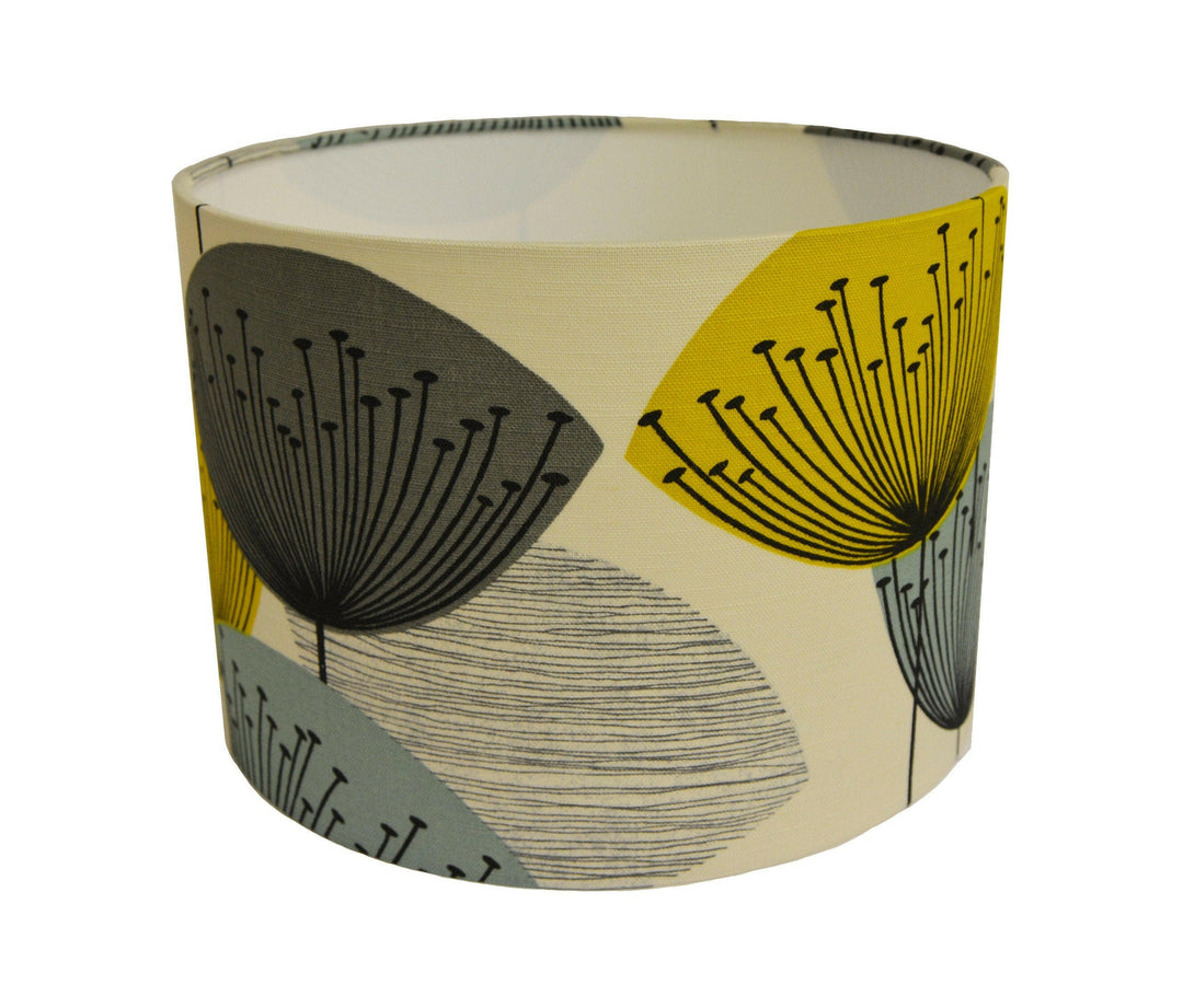 Sanderson - Dandelion Clocks - Chaffinch - Lampshade Stunning Handmade.