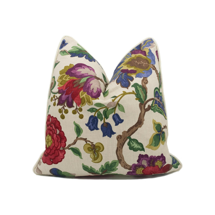 Sanderson - Amanpuri - Original Chintz  - Stunning Cushion Cover Throw Pillow Designer Home Decor.