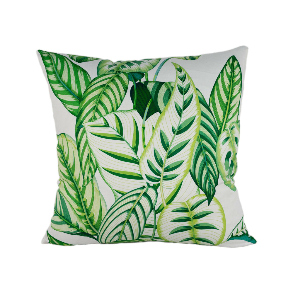 Sanderson - Calathea - Botanical Green - Designer Cushion Cover Throw Pillow Home Decor.