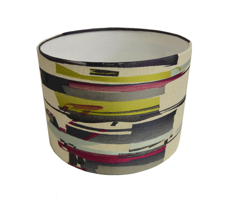 Harlequin - Zeal - Old Navy Aqua Lime Magenta - Lampshade Stunning Handmade.