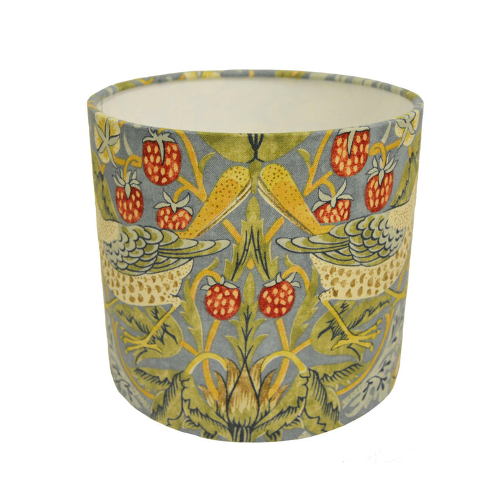 William Morris - Strawberry Thief - Slate / Vellum - Lampshade Stunning Handmade.