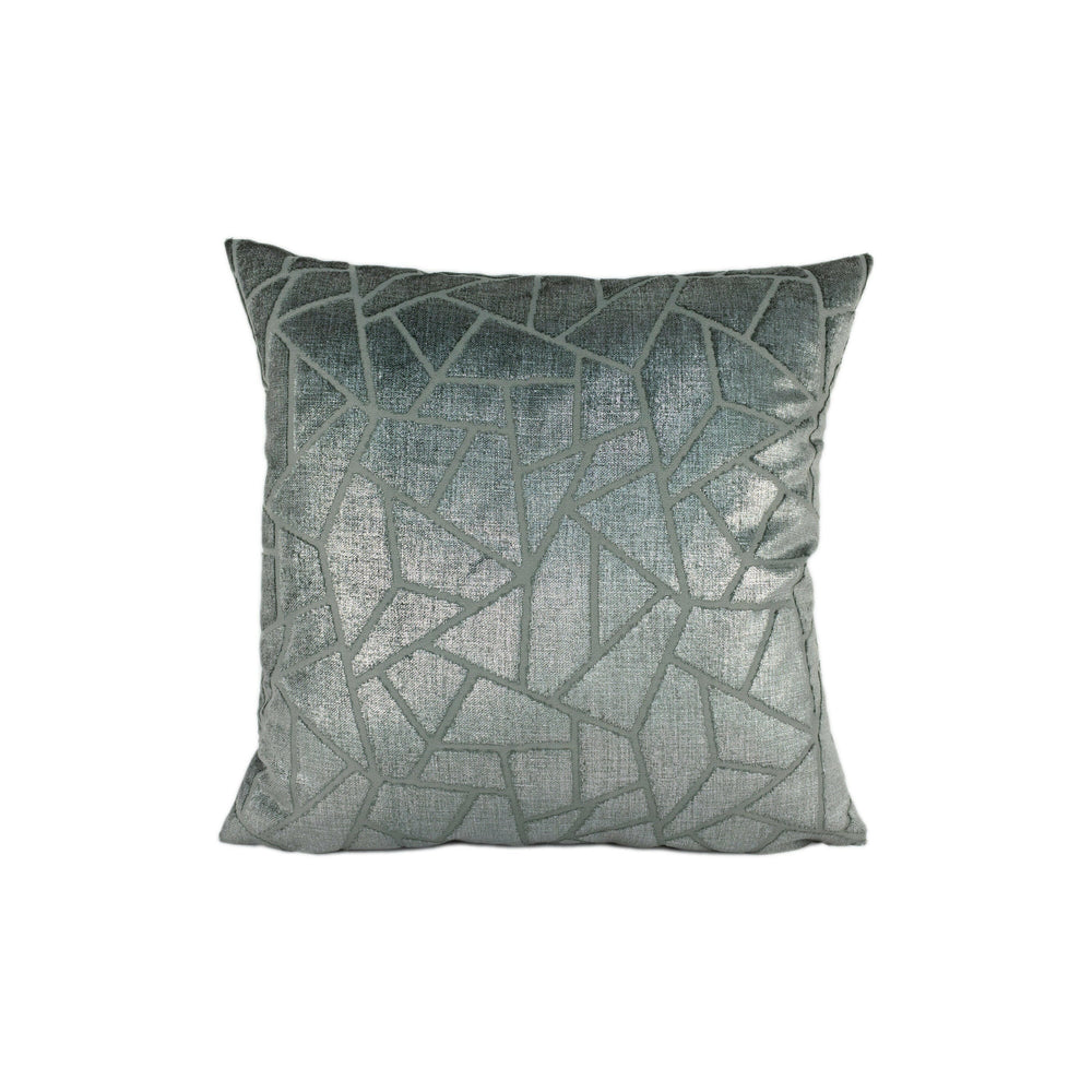 Wemyss - Madeira - Aluminium - Stunning Designer Velvet Cushion Cover Home Décor Throw Pillow.