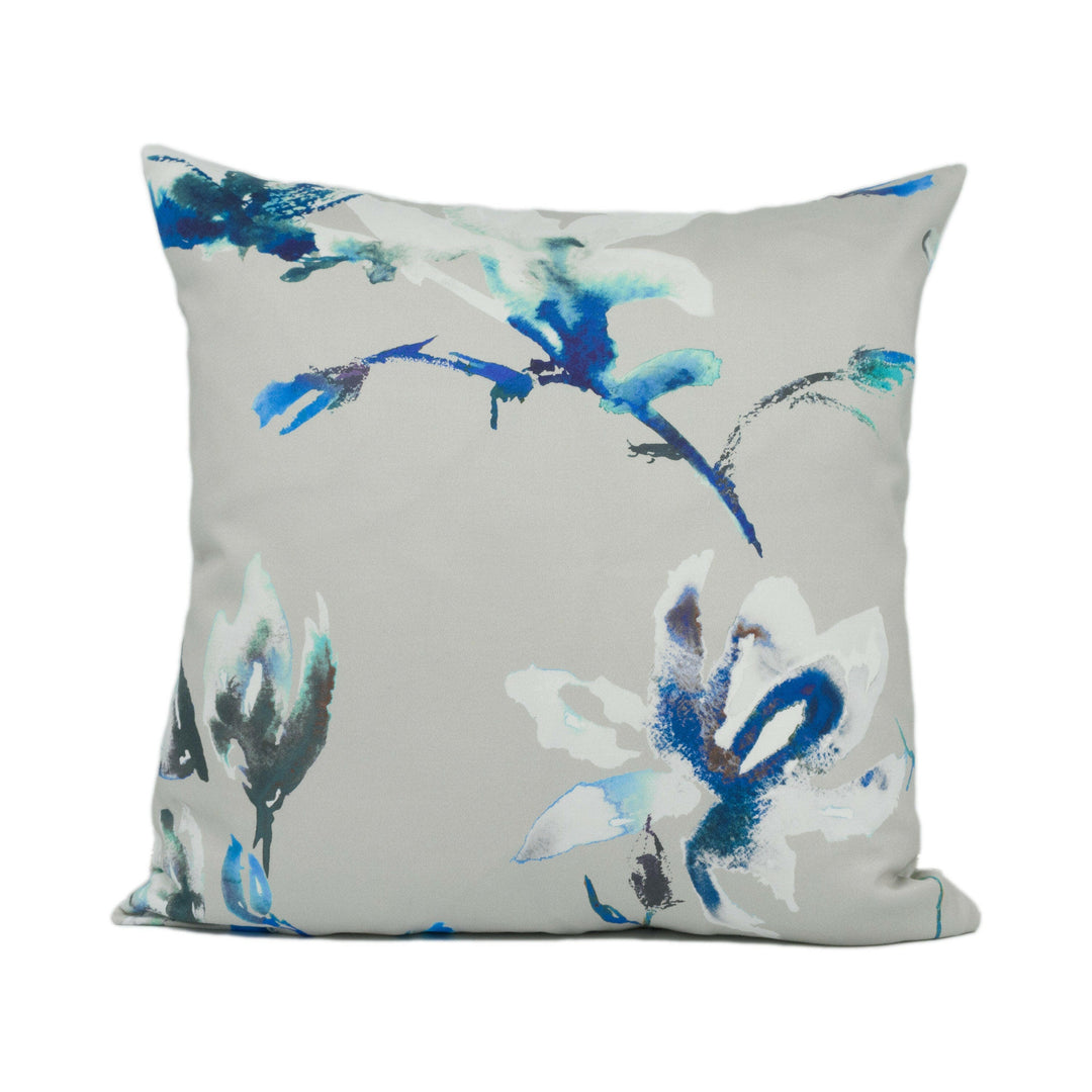 Romo - Saphira - Topaz - Delicate Vibrant Floral Magnolia Designer Cushion Cover - Handmade Throw Pillow - Luxury Home Décor.