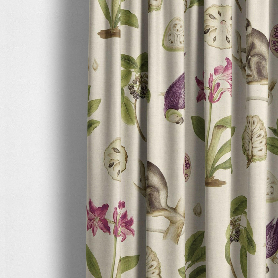Sanderson capuchins boysenberry curtains made to measure drapes designer home decor.