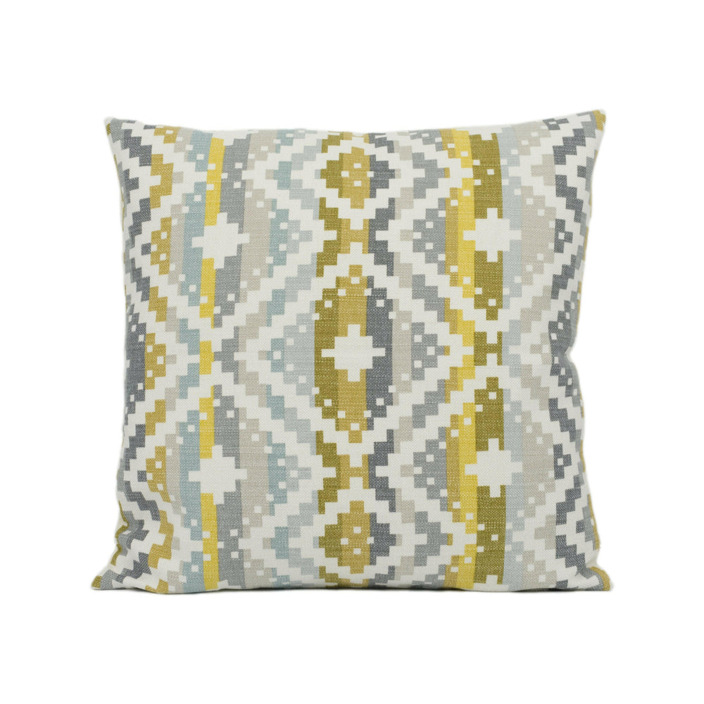 Romo - Takana - Dandelion - Striking Colourful Geometric Cushion Cover - Handmade Throw Pillow - Designer Home Décor.