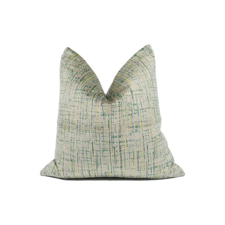 Romo - Santo - Jade - Luxurious Soft Plush Textural Pattern Velvet Cushion Cover - Handmade Throw Pillow - Designer Home Décor.