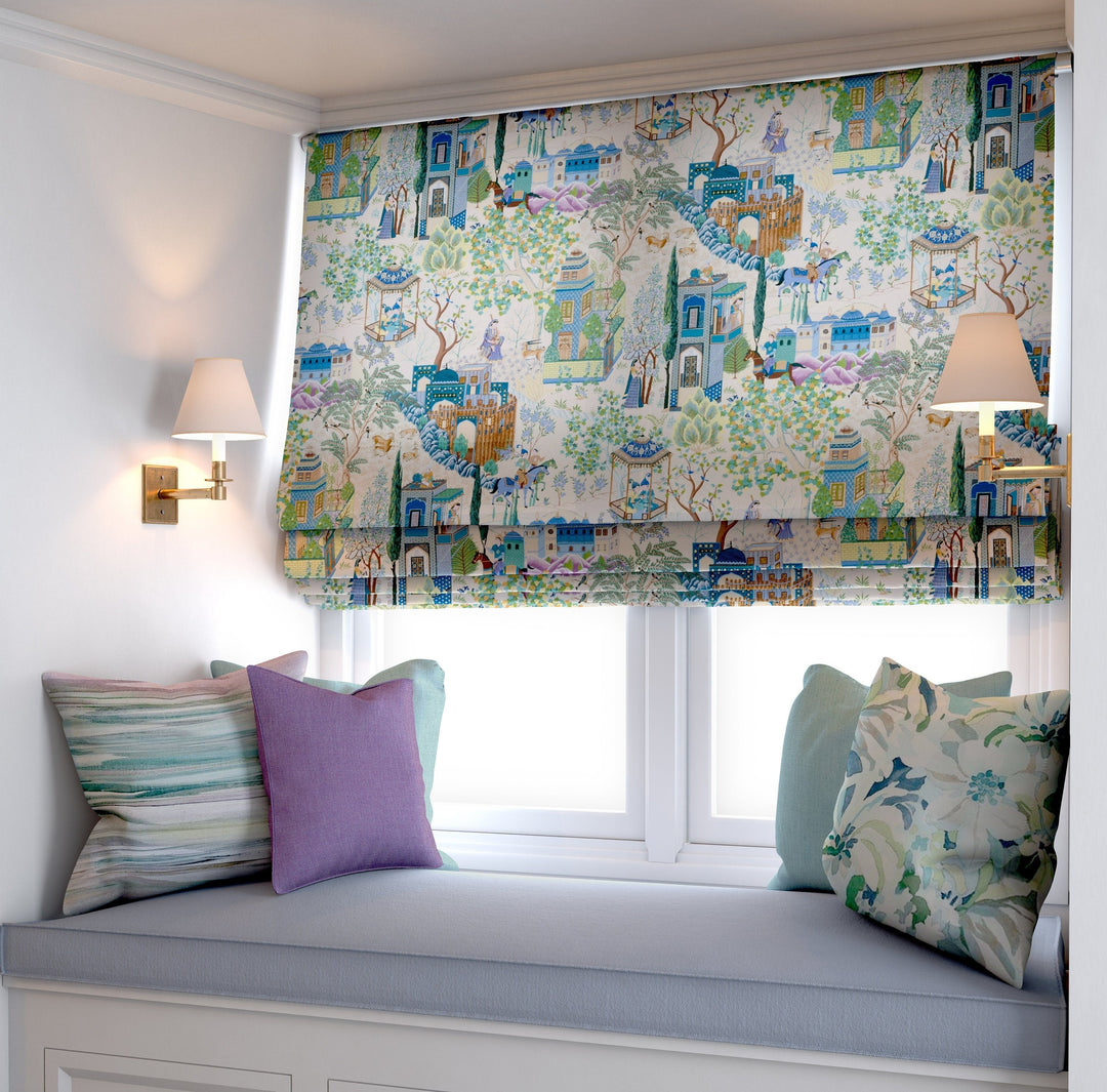 Colefax and Fowler Roman Blinds.