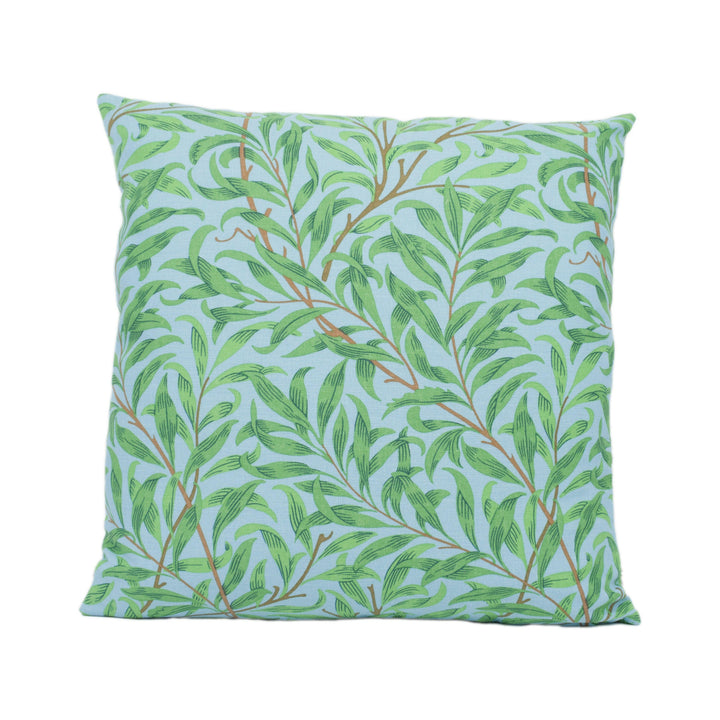 William Morris - Ben Pentreath - Willow Boughs - Sky / Leaf Green - Cushion Cover Throw Pillow Designer Home Décor.