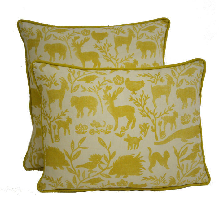 Flockhart Fabrics - Nursery Design - Cushion Cover Pillow Throw Vintage Design Stunning.