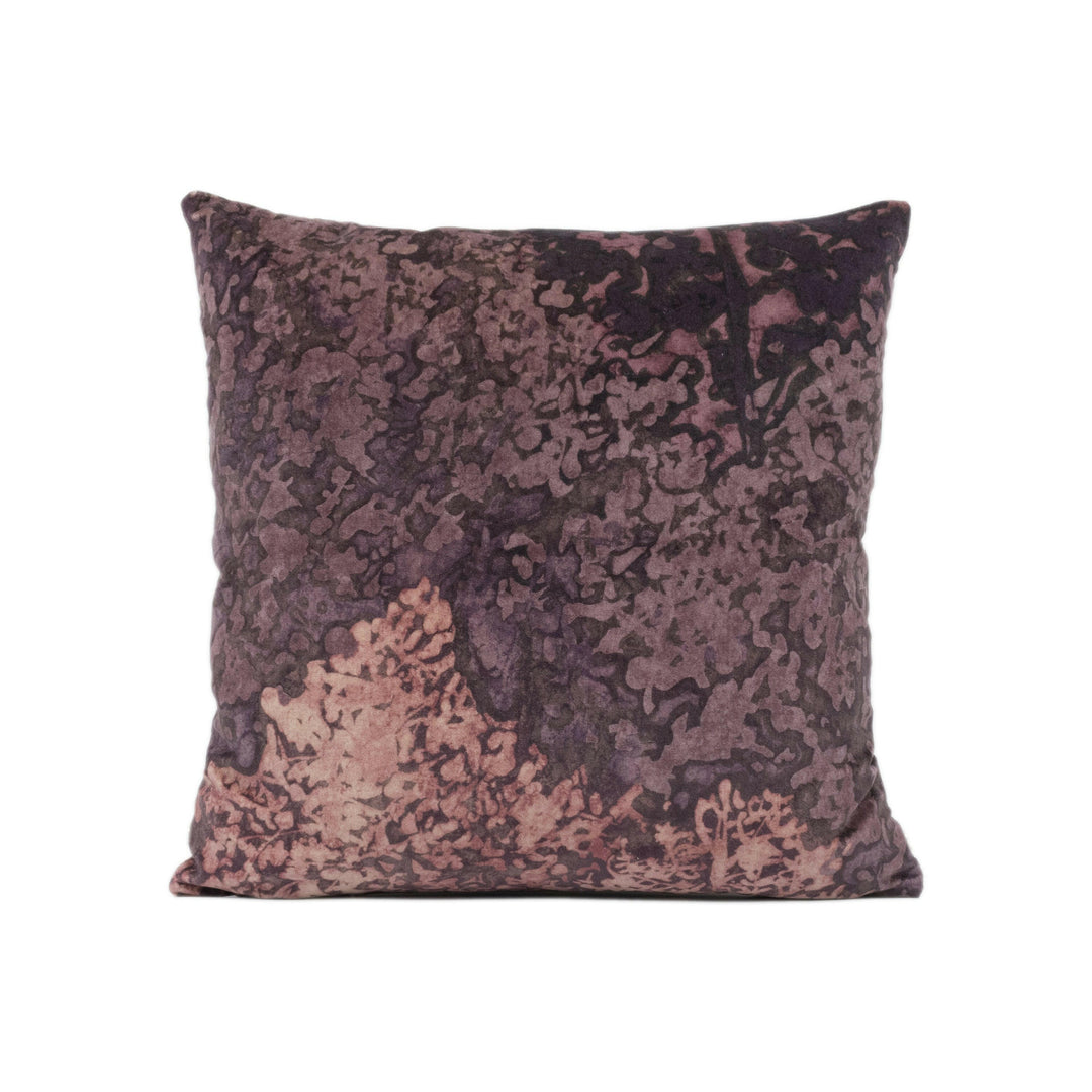 Zoffany - Belvoir - Fig / Hollyhock - Abstract Ombré Forest Luxury Velvet Cushion Cover - Handmade Throw Pillow Designer Home Decor.