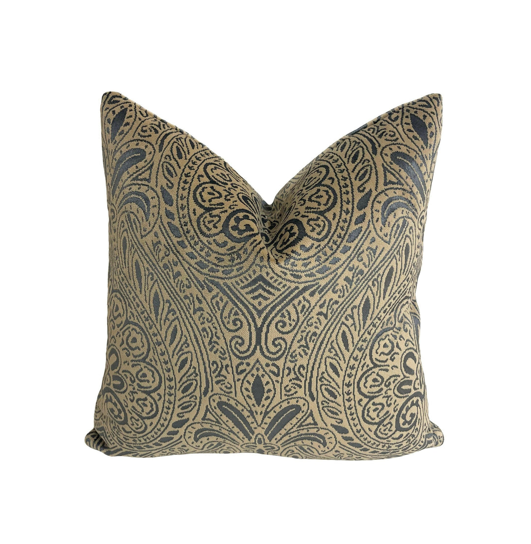 Bill Beaumont - Parthia - Parchment - Cushion Cover Handmade Throw Pillow Designer Home Decor.