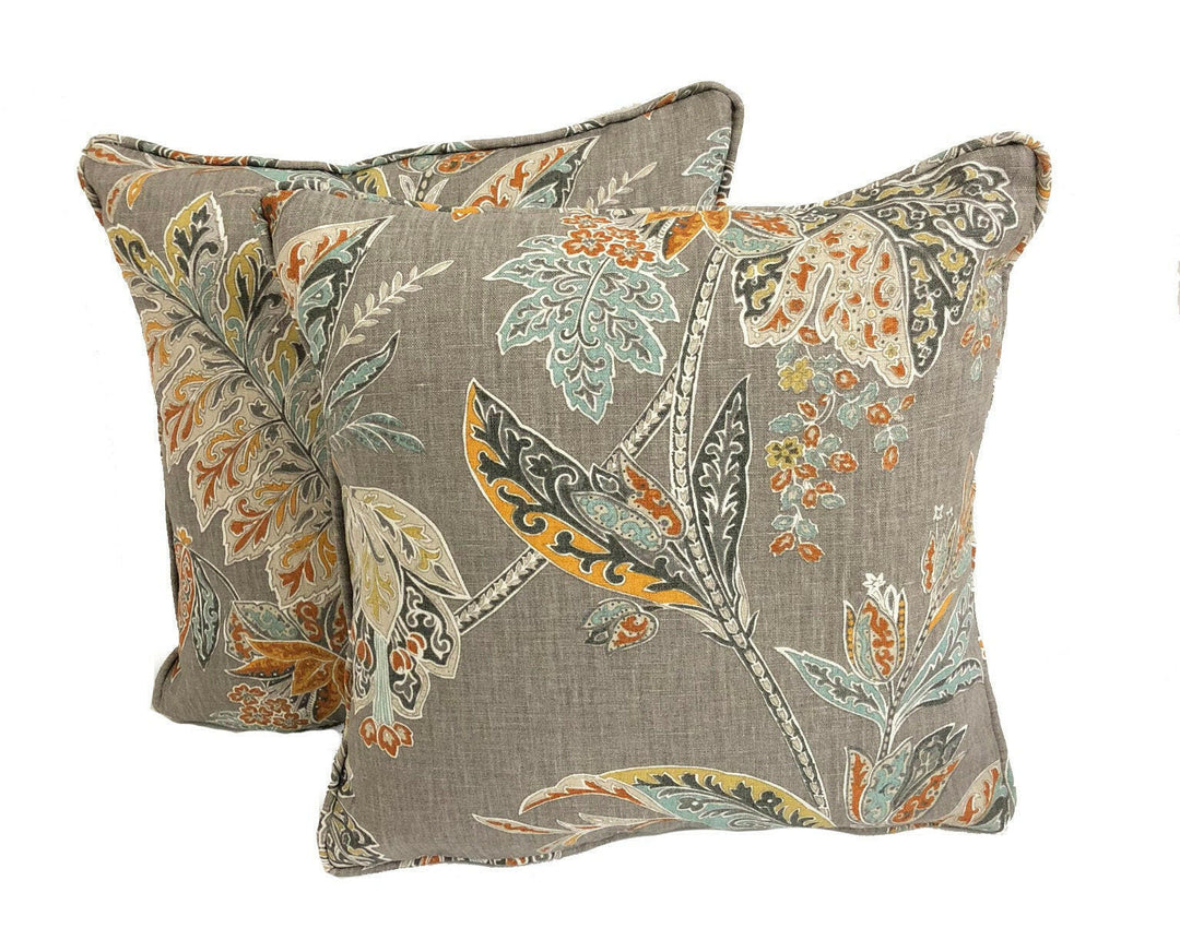 Kravet - Ishana - Turmeric - Cushion Cover Pillow Throw Self Piped.