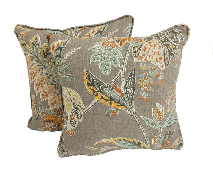 Kravet - Ishana - Turmeric - Cushion Cover Pillow Throw Self Piped.