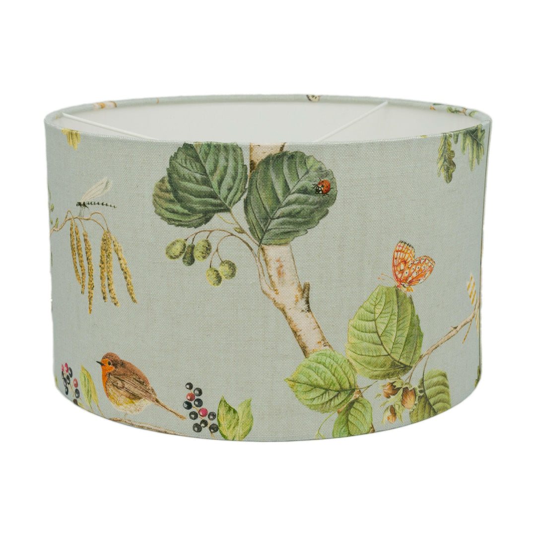 Sanderson - Woodland Chorus - Sky Blue / Multi  - Lampshade Stunning Handmade.