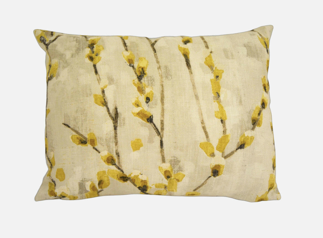 Harlequin - Salice - Mustard - Vibrant Floral Designer Cushion Cover Throw Pillow Handmade Home Decor.