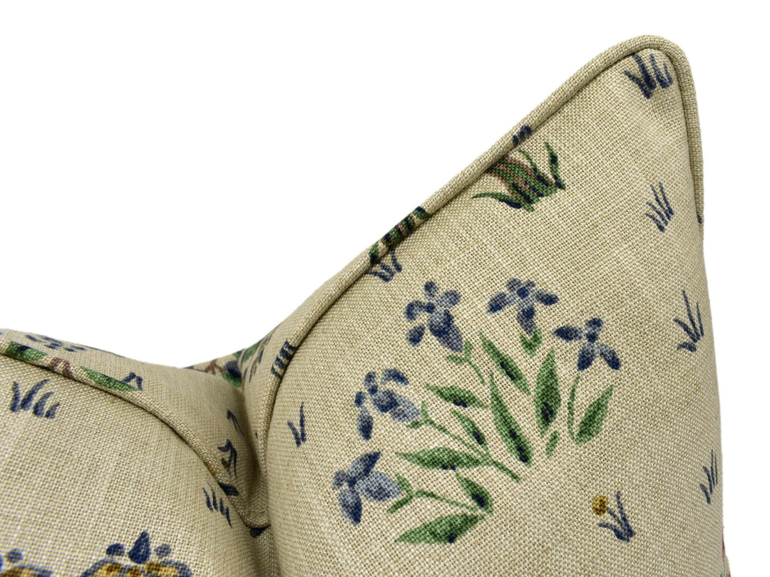William Morris - Orchard - Forest / Indigo - Delicate Medieval Tree Tapestry Designer Cushion Cover - Luxury Throw Pillow - Handmade Home.