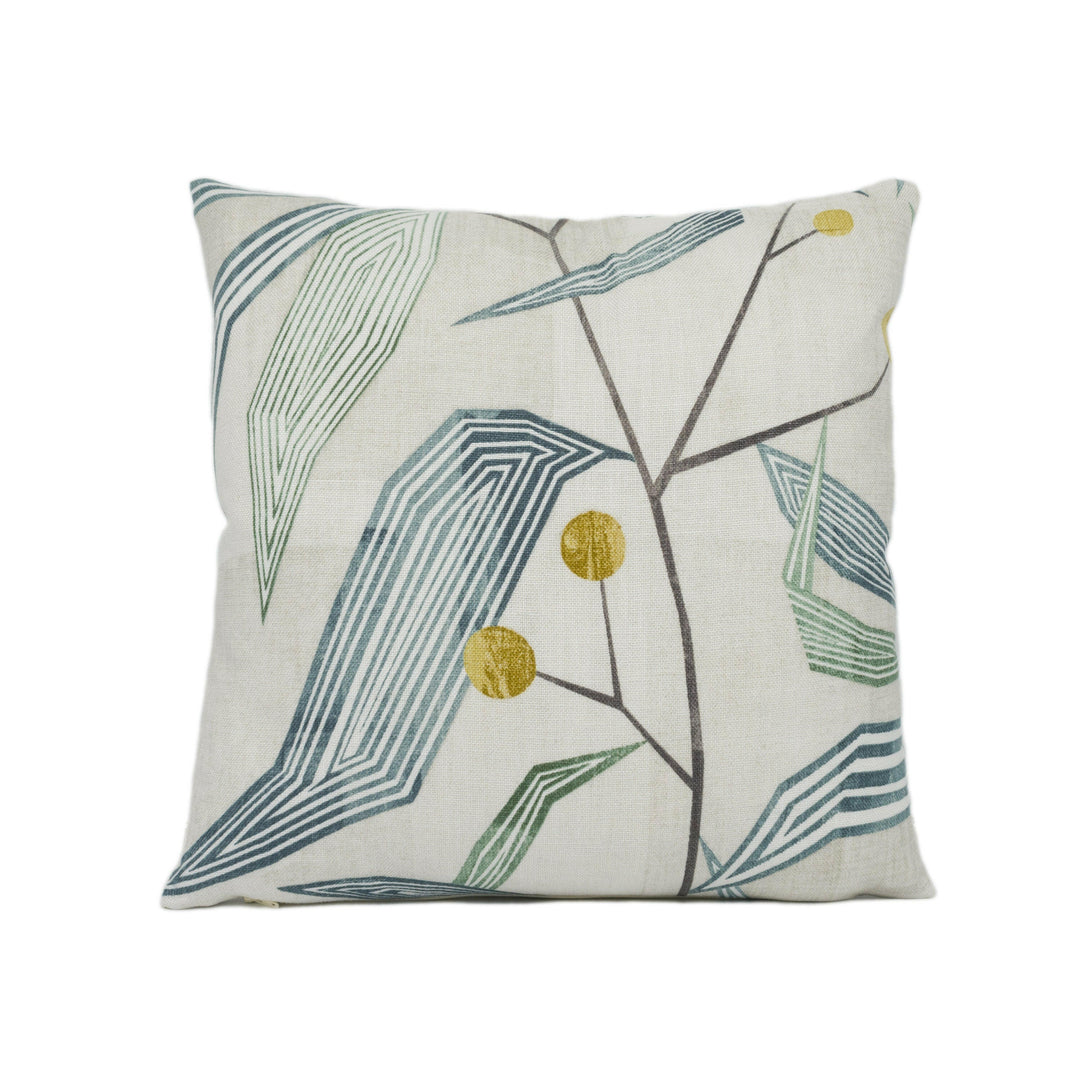 Harlequin - Entity - Emerald / Ochre - Stunning Geometric Angular Floral Cushion Cover Throw Pillow Designer Home Décor.