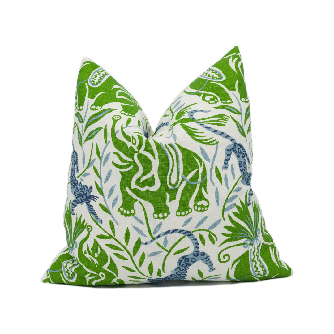 Christopher Farr - La Jungle - Prato - Raoul Dufy Inspired Exotic Wildlife Cushion Cover - Handmade Throw Pillow - Designer Home Décor.