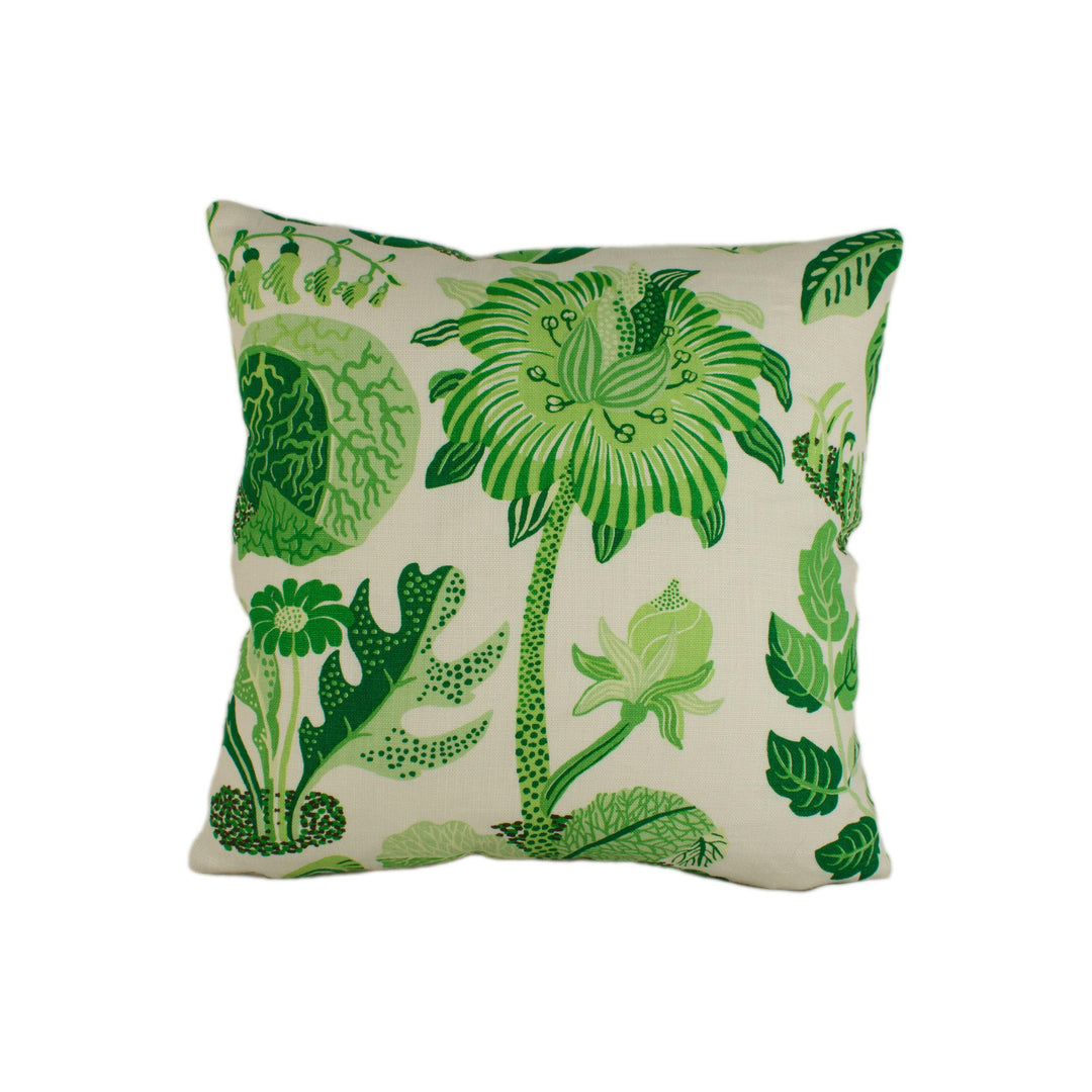 Schumacher - Exotic Butterfly - Leaf - Signature Josef Frank Whimsical Butterfly Designer Cushion Cover - Luxury Throw Pillow - Handmade.