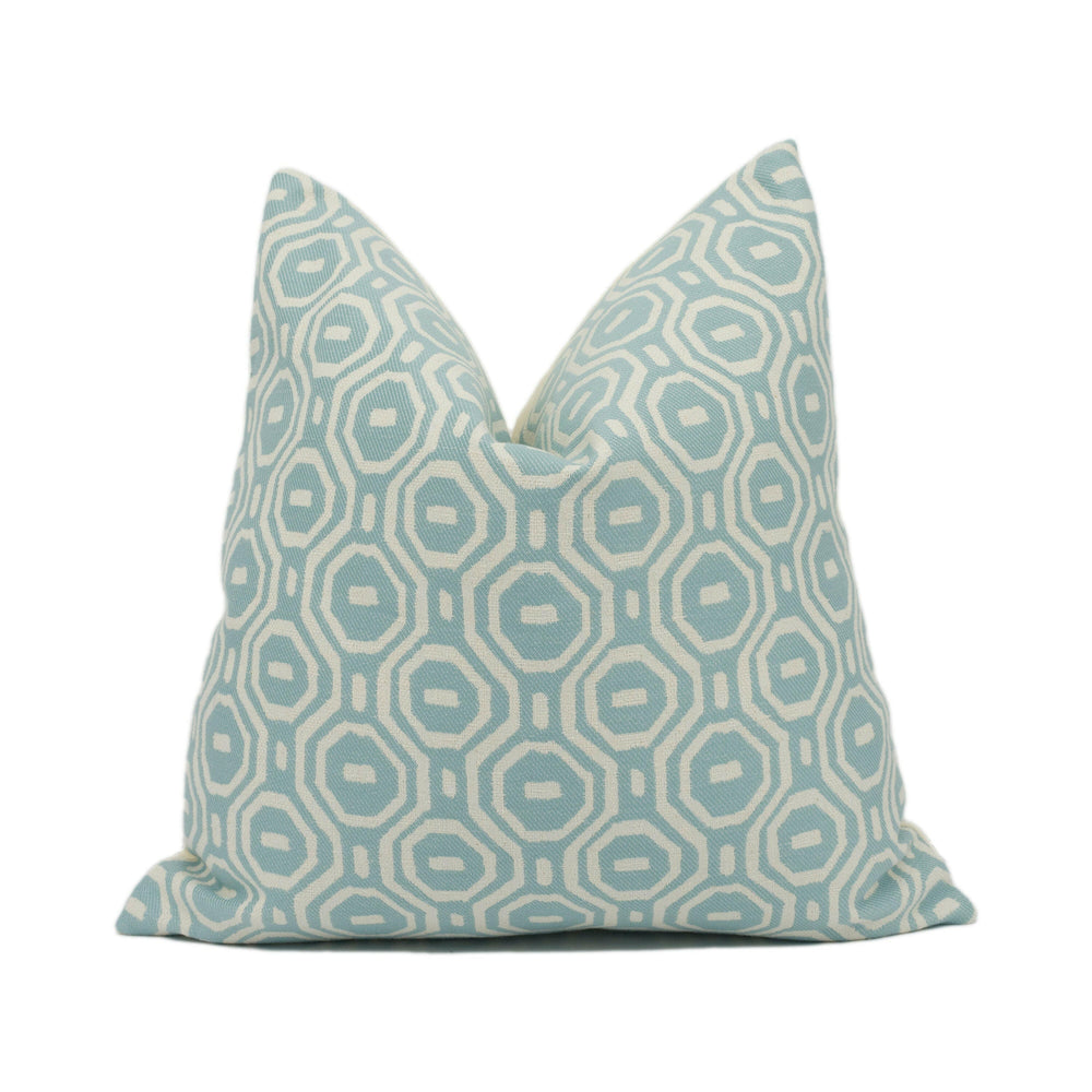 Clarke & Clarke x Studio G - Gotska - Glacier - Funky Scandinavian Geometric Cushion Cover - Handmade Throw Pillow - Designer Home Décor.