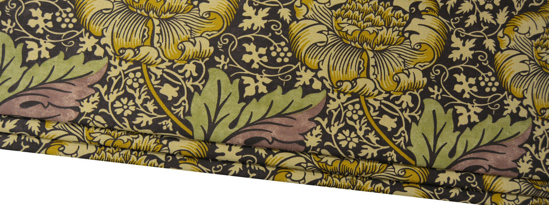 William Morris - Kennet - Grape & Gold - Made To Measure Professionally Made Roman Blind.
