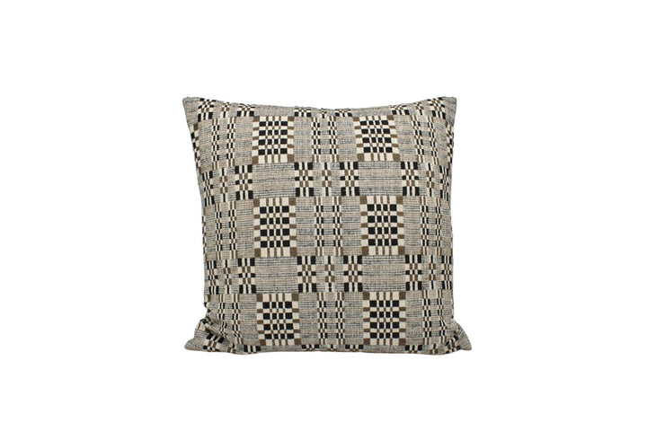 Schumacher - Brimfield - Cinder - Soft Intricate Flea Market Woven Designer Cushion Cover - Luxury Throw Pillow - Handmade Home Décor.