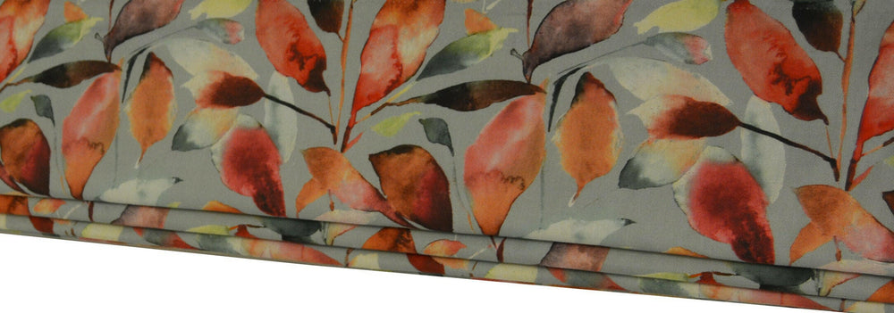 Voyage Decoration - Brympton - Russet - Fabric Made To Measure Professionally Made Roman Blind.