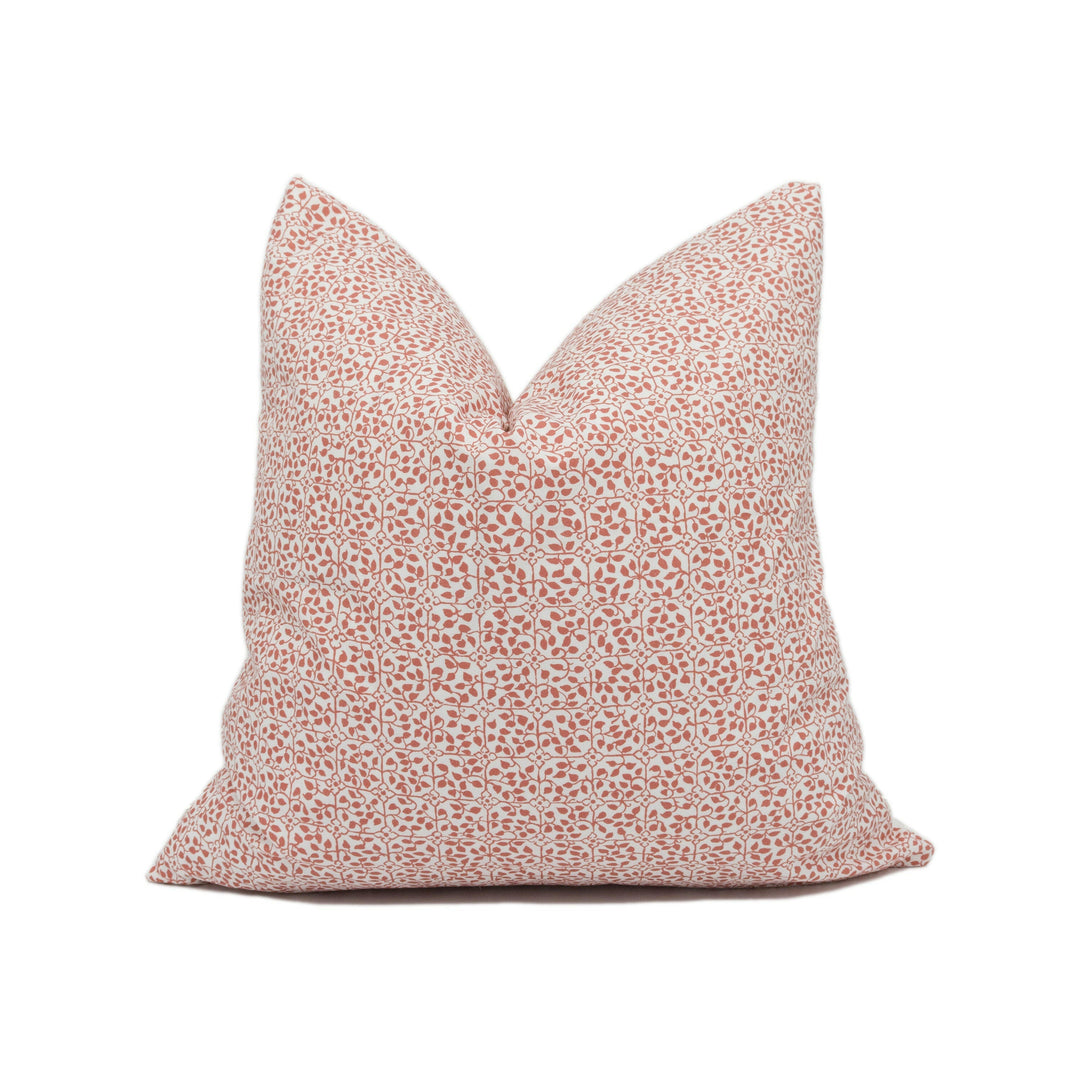 Soane Britain x Sophie Coryndon - Wilton Vine - Musk - Medieval Floral Renaissance Designer Cushion Cover - Luxury Throw Pillow - Handmade.