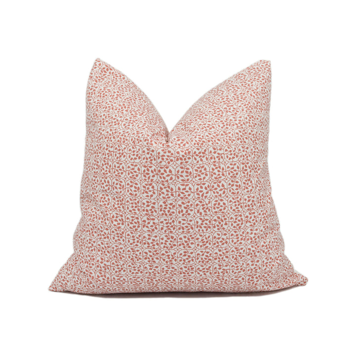 Soane Britain x Sophie Coryndon - Wilton Vine - Musk - Medieval Floral Renaissance Designer Cushion Cover - Luxury Throw Pillow - Handmade.