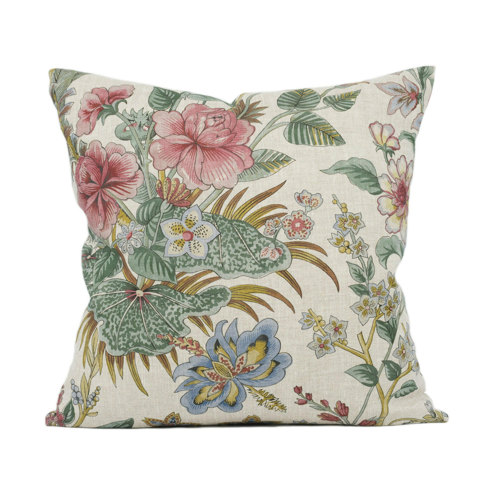 St. Leger & Viney - Cordelia - Col 1 - Stunning Classic Floral Cushion Cover - Handmade Throw Pillow - Designer Home Décor.