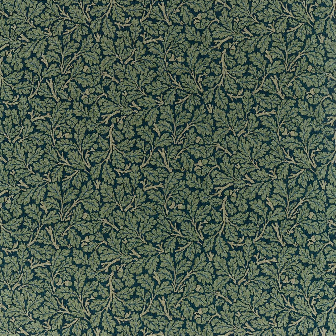 William Morris - Oak - Teal / Slate - Made To Measure Professionally Made Roman Blind.
