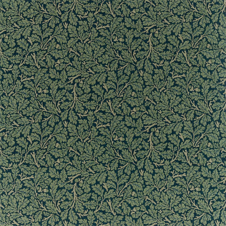 William Morris - Oak - Teal / Slate - Made To Measure Professionally Made Roman Blind.