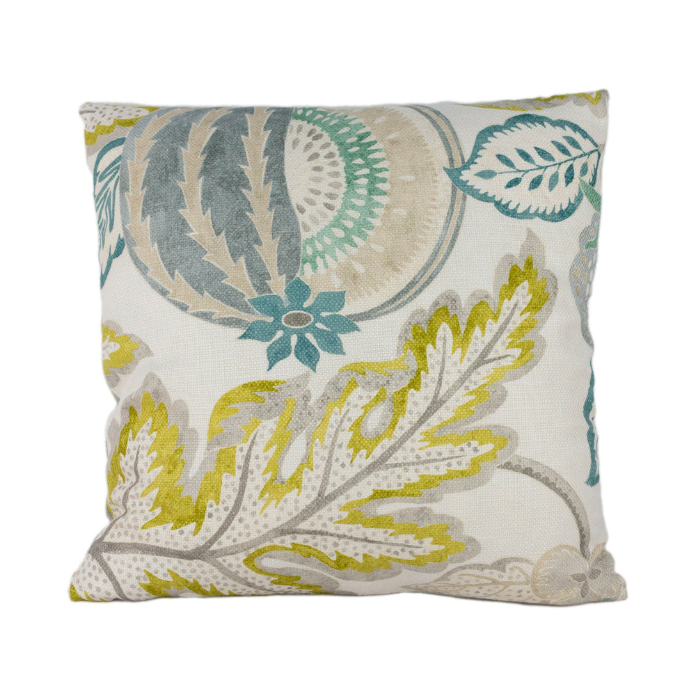 Sanderson - Cantaloupe - Sumac / Sage - Cushion Cover Throw Pillow Designer Home Decor.