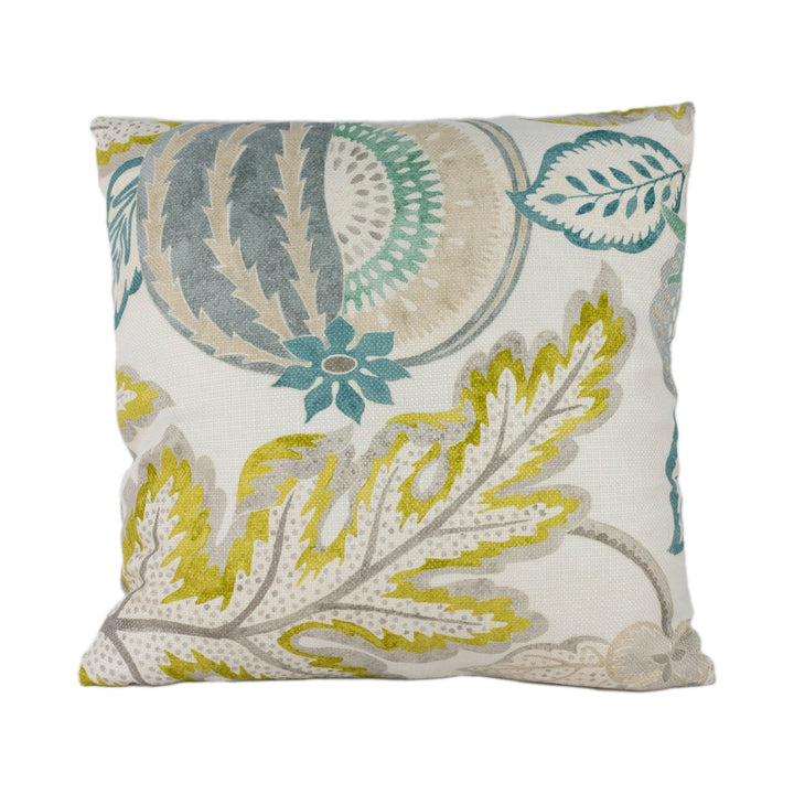 Sanderson - Cantaloupe - Sumac / Sage - Cushion Cover Throw Pillow Designer Home Decor.