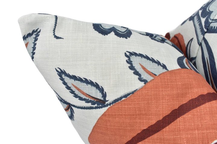 a close up of a pillow on a white background