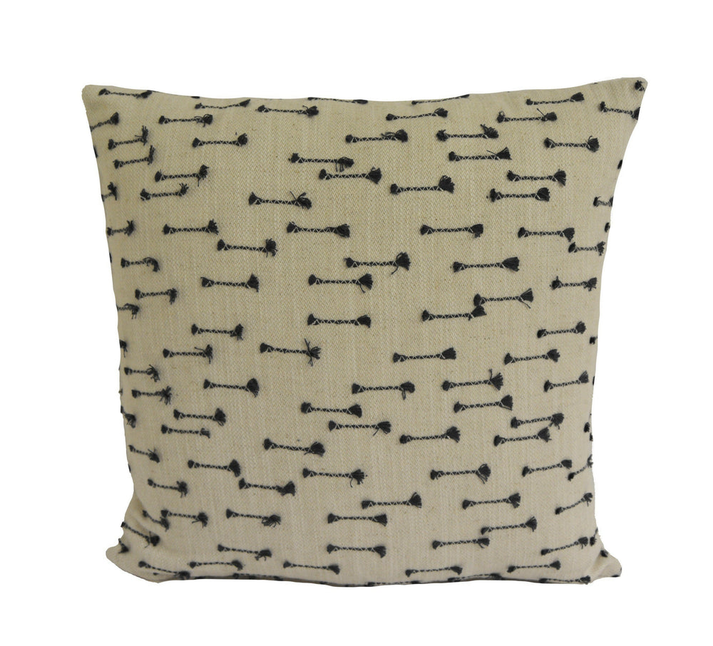 Clarke and Clarke - Nala - Indigo - Stunning African Inspired Embroidered Cushion Cover Throw Pillow Designer Home Decor.