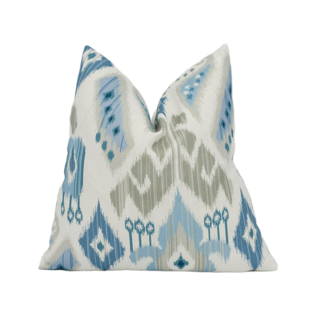 Jane Churchill - Nuri - Indigo - Stunning Handmade Cushion Cover Throw Pillow Designer Home Décor.