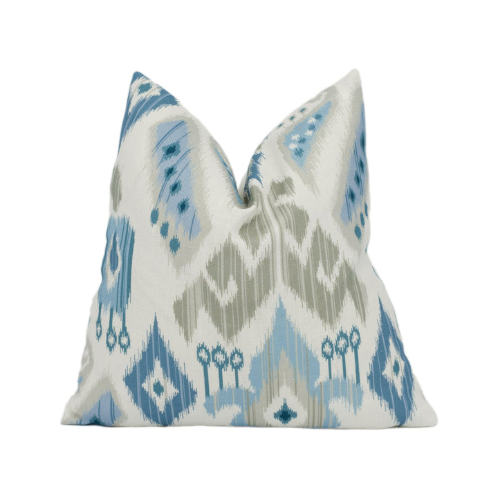 Jane Churchill - Nuri - Indigo - Stunning Handmade Cushion Cover Throw Pillow Designer Home Décor.