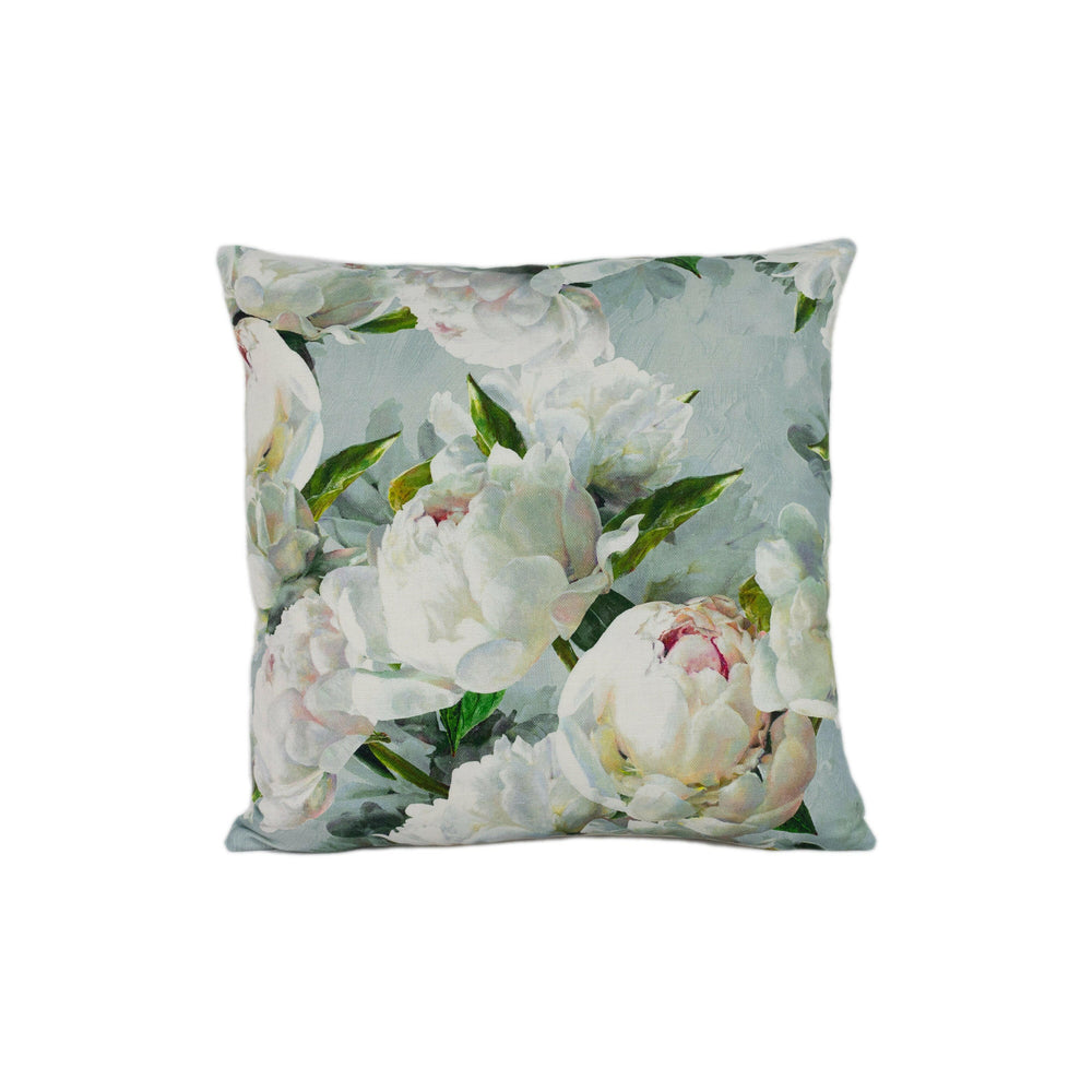 Designers Guild - Peonia Lino - Zinc - Stunning Cushion Cover Throw Pillow Designer Home Decor.