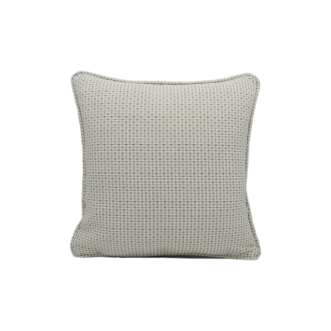 Clarke & Clarke - Pavo - Natural - Luxurious Embroidered Chenille Piped Cushion Cover - Handmade Throw Pillow - Designer Home Décor