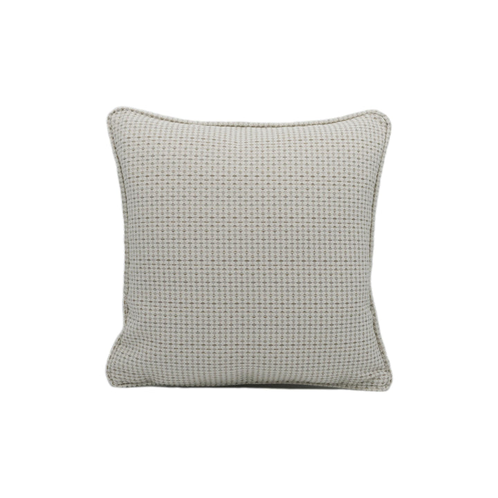 Clarke & Clarke - Pavo - Natural - Luxurious Embroidered Chenille Piped Cushion Cover - Handmade Throw Pillow - Designer Home Décor