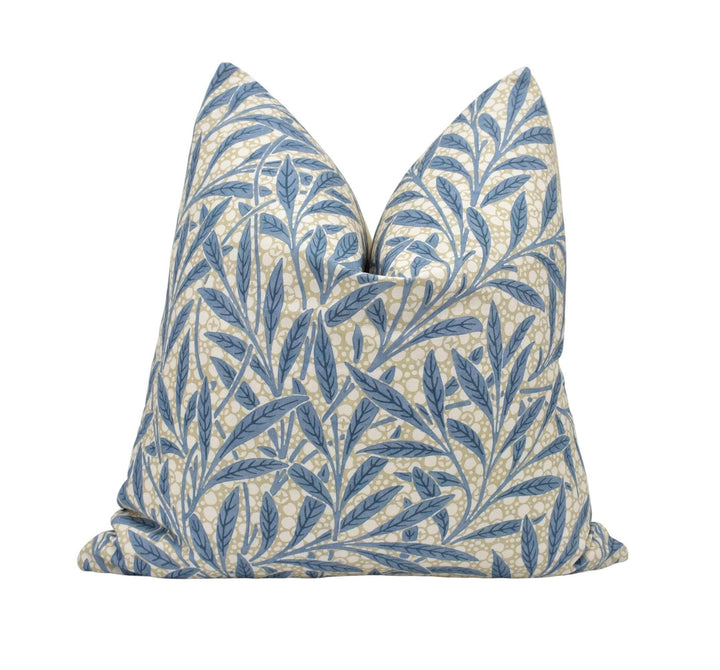 William Morris - Emerys Willow - Woad - Classic Willow Cushion Cover - Cute Bubble Pillow Cover - Traditional Handmade Throw Pillow - Floral.