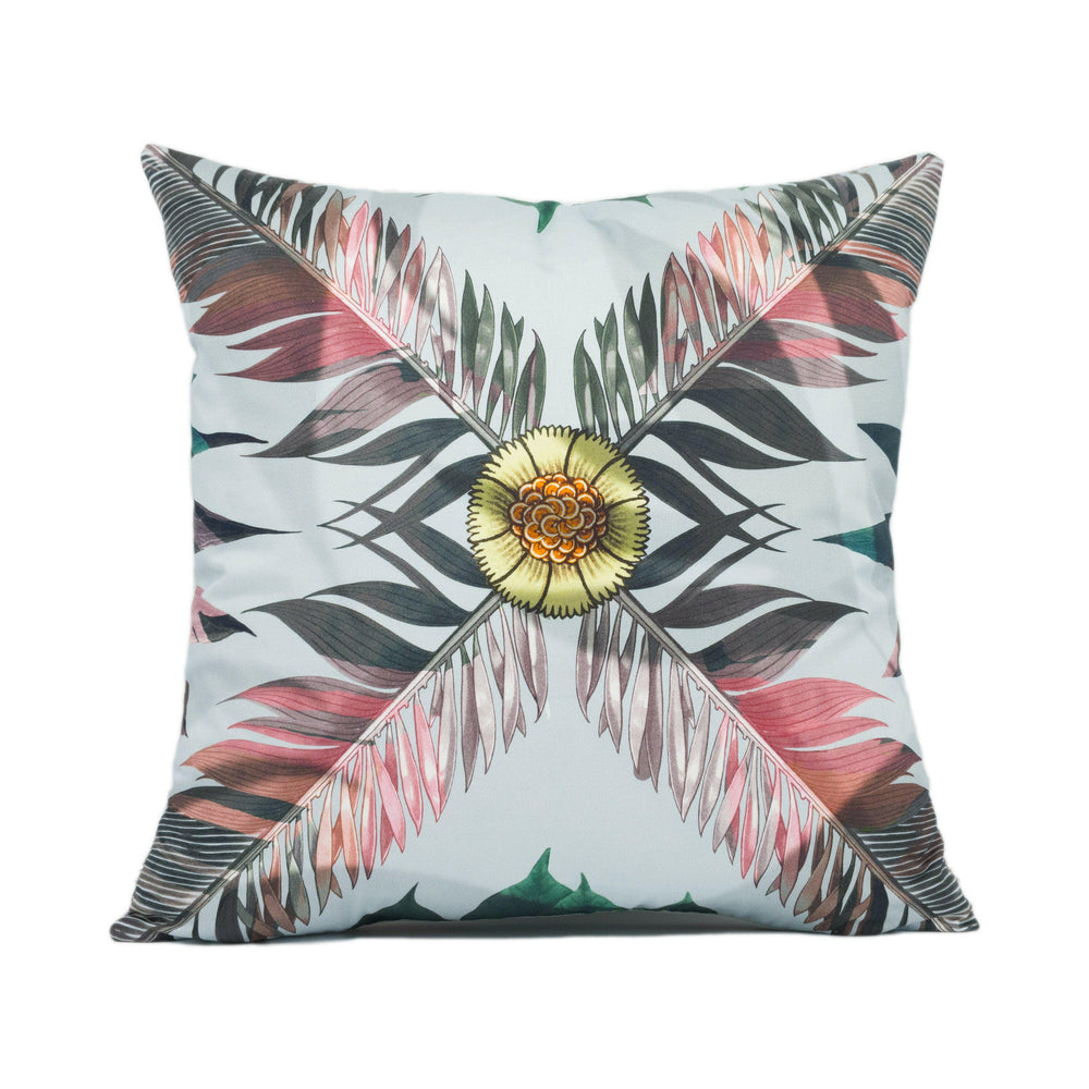 Designers Guild x Christian Lacroix - Feather Park Soft - Ruisseau - Bold Feather Velvet Cushion Cover - Luxury Leaf Pillow Cover - Custom.