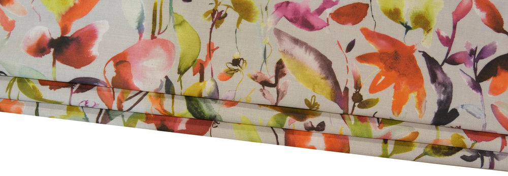 Voyage Decoration - Jayin - Silver  - Professionally Made Roman Blind Made to Measure.