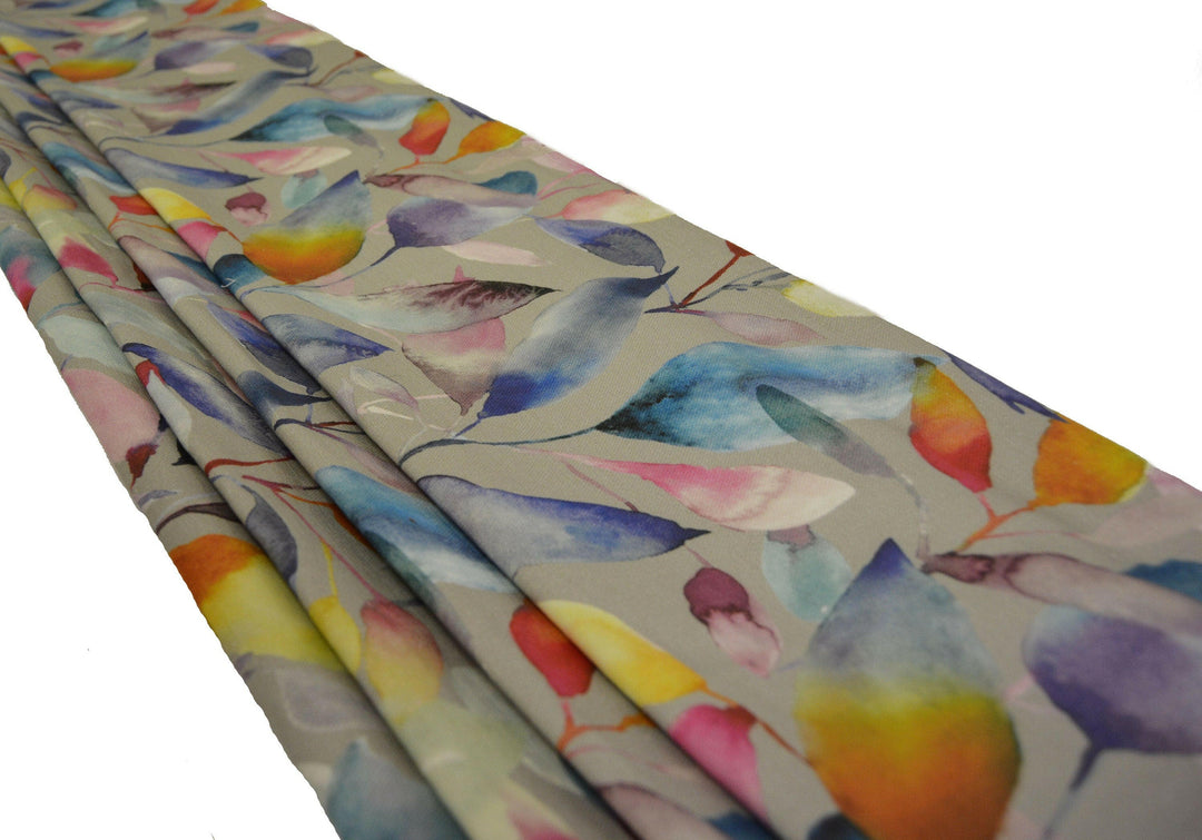Voyage Decoration - Brympton Lotus/Stone Fabric Made To Measure Professionally Made Roman Blind.