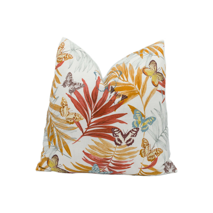 Jane Churchill - Evelyn - Red - Handmade Cushion Cover Stunning Throw Pillow Designer Home Décor.