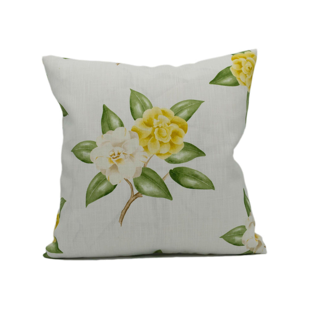 Schumacher - Casablanca - Soft Yellow - Glamourous Large Floral Cushion Cover - Handmade Throw Pillow - Designer Home Décor.
