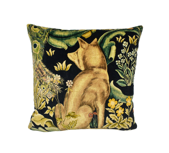 William Morris - Forest Velvet - Charcoal - Cushion Cover Throw Pillow Designer Homer Decor.