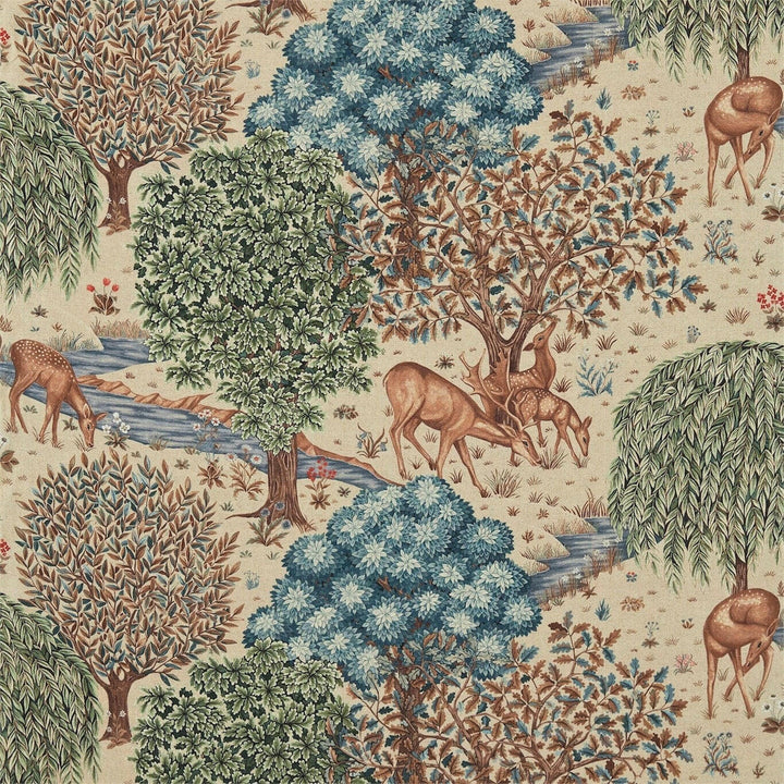 William Morris - The Brook - Tapestry Linen - Made To Measure Professionally Made Roman Blind.