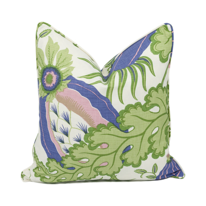 Christopher Farr x Michael Szell - Carnival - Blueberry - Bright Psychedelia Inspired Cushion Cover - Handmade Throw Pillow